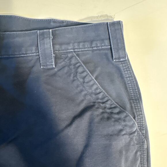 Carhartt B147 LBR Shorts Men’s 40 Original Fit Workwear Navy Made in USA Y2K - Picture 4 of 9